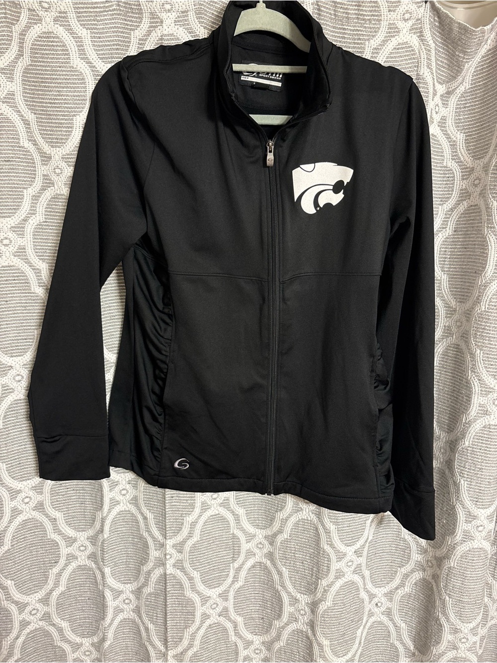 Kansas State Wildcats Black Full-Zip Women's Jacket